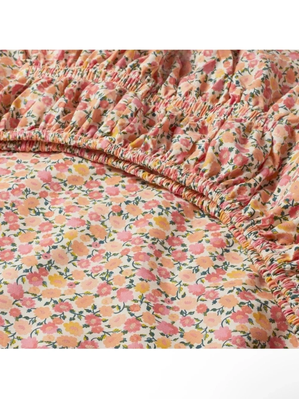 Jungalow X Opalhouse Multi Floral Cotton Percale Sheet Set •Full•